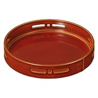 盛器 ７寸丸透かし盛器　漆調春慶塗 [2個入] wis-m-39-37　若泉漆器（直送品）