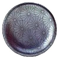 中皿 寿司皿　銀雅野菊（輪島塗風） [4個入] wis-o-75-20　若泉漆器（直送品）