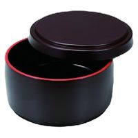 桶 太鼓丸重　艶消新溜 [2個入] wis-o-7-69　若泉漆器（直送品）