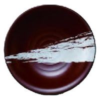 中皿 ロクロ寿司皿　銀朱流雲（水切り付） [9個入] wis-o-7-81　若泉漆器（直送品）