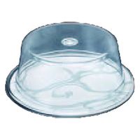 盛器 寿司皿用透明フードカバー　アクリル [5個入] wis-o-8-56　若泉漆器（直送品）