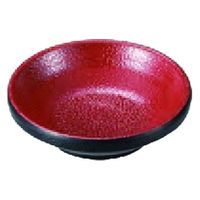 小皿 いぶし釉 黒内朱 [7個入] wis-s-10-66 若泉漆器（直送品）