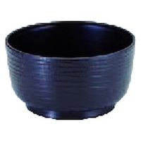飯椀 割子飯椀（小）　黒 [7個入] wis-w-13-45　若泉漆器（直送品）