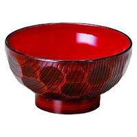 若泉漆器 汁椀 荒亀甲汁椀