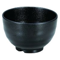 椀 いぶし釉丼　小　黒 [5個入] wis-w-17-60　若泉漆器（直送品）