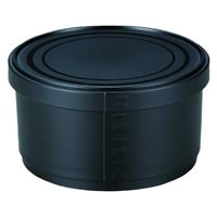 飯器 （大）メンパ飯器　黒ツヤ消ライン内黒塗 [3個入] wis-w-17-83　若泉漆器（直送品）