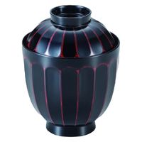 汁椀 菊形箸洗椀　曙 [2個入] wis-w-19-58　若泉漆器（直送品）