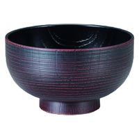 汁椀 ３．８寸木目汁椀　曙 [2個入] wis-w-19-99　若泉漆器（直送品）