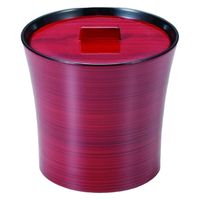 飯器 水仙飯器　赤茶刷毛目内黒塗 [2個入] wis-w-20-4　若泉漆器（直送品）