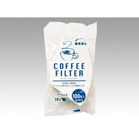 コーヒーフィルター F102白 100枚　80点 00423604 1セット(80点入) イデシギョー（直送品）