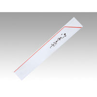 マスキ 箸袋8寸 赤線 500枚 20点 3721009 1セット(20点入)（直送品）