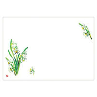 テーブルマット 上質-109 水仙　100点 389236 1セット(100点入) カミイソ産商（直送品）