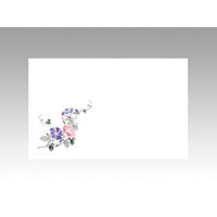 テーブルマット 上質-113 朝顔　100点 389240 1セット(100点入) カミイソ産商（直送品）