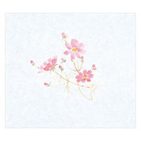 マイン 紙・演出小物 M30-248 鮮度保持紙 (大) 秋桜 100枚入 50点 1セット(50点入)（直送品）