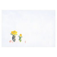 マイン 紙・演出小物 M30-313 四季紙 富久寿 尺5 福寿草 100枚入 10点 1セット(10点入)（直送品）