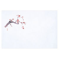 マイン 紙・演出小物 M30-314 四季紙 富久寿 尺5 梅 100枚入 10点 1セット(10点入)（直送品）