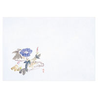 マイン 紙・演出小物 M30-319 四季紙 富久寿 尺5 朝顔 100枚入 10点 1セット(10点入)（直送品）