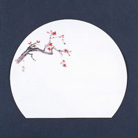 マイン 紙・演出小物 M30-327 四季紙 富久寿 尺3半月 梅 100枚入 1点（直送品）