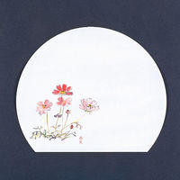 マイン 紙・演出小物 M30-333 四季紙 富久寿 尺3半月 秋桜 100枚入 1点（直送品）