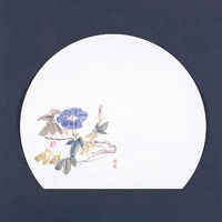 マイン 紙・演出小物 M30-332 四季紙 富久寿 尺3半月 朝顔 100枚入 1点（直送品）