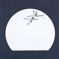 マイン 紙・演出小物 M30-338 四季紙 富久寿 尺3半月 鶴 100枚入 1点（直送品）