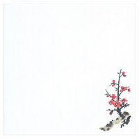 マイン 紙・演出小物 M30-391 耐油懐敷 15角 梅 100枚入 120点 1セット(120点入)（直送品）