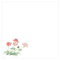 マイン 紙・演出小物 M33-002 耐油懐敷 15角 秋桜 100枚入 120点 1セット(120点入)（直送品）