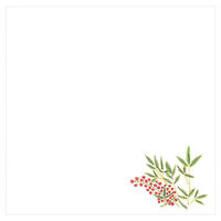 マイン 紙・演出小物 M33-009 耐油懐敷 15角 南天 100枚入 120点 1セット(120点入)（直送品）