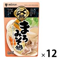 ミツカン 〆まで美味しいまろみそ鍋つゆ ストレート 12個