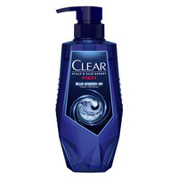 CLEAR（クリアフォーメン）ブルーエナジー 4x スカルプシャンプー オイリーヘア用シリーズ ポンプ 本体 350g ユニリーバ