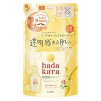 hadakara（ハダカラ） 泡ボディソープ くすみオフ ヒーリングフルーティの香り 詰め替え 420ml ライオン
