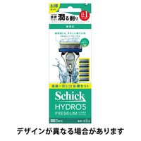 シック ハイドロ5 プレミアム 敏感肌 コンボパック 5枚刃 ホルダー（本体 刃付き+替刃4個）