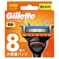 ジレット（Gillette）髭剃り フュージョン 5+1 極薄5枚刃 替刃8個入 カミソリ 男性用 P＆G