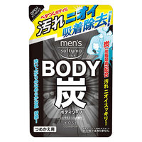 メンズソフティモ ボディソープ 炭 詰め替え 400ml 1個 男性 コーセーコスメポート