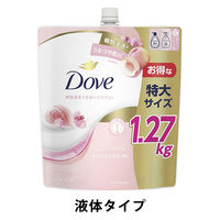 ダヴ（Dove）ボディウォッシュ（ボディソープ） ピーチ＆スイートピー つめかえ用 特大 1270g【液体タイプ】