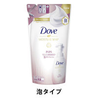 【アウトレット】ダヴ（Dove） うるおいホイップ　さっぱり ボディウォッシュ（ボディソープ） さらさら 詰め替え 430g ユニリーバ【泡タイプ】