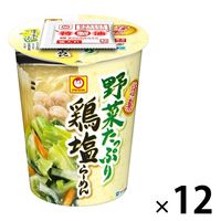 東洋水産 マルちゃん 謹製 野菜たっぷり鶏塩らーめん 1セット（12食）