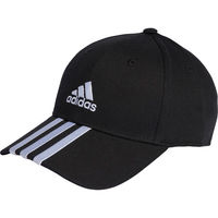 adidas（アディダス） 帽子 BBL 3ST コットンキャップ OSFZ ブラック／ホワイト DKH29 1個（直送品）