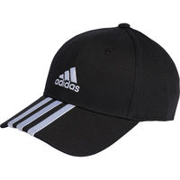 adidas（アディダス） 帽子 BBL 3ST コットンキャップ OSFX ブラック／ホワイト DKH29 1個（直送品）