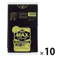 ジャパックス 業務用ポリ袋MAX 20L 10枚 厚み0.015mm 60冊入り
