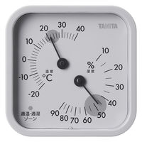 タニタ アナログ温湿度計 TT-587-GY 1個