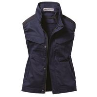 日新被服 YZ5391 防炎ベスト ネイビー YZ5391-02-3L 1PC（直送品）