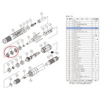 ムラキ マイクログラインダ部品/ゼム フロントベアリング(3コ1クミ)/キョウツウブヒン 1セット(3組)（直送品）