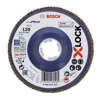 ボッシュ X-LOCK研磨ディスク125G120 2608619212 1セット（10PC）（直送品）
