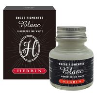 つけぺん用　特殊インク エルバン（HERBIN） ピグメントインク ３０ｍｌボトル ホワイト 1個（直送品）