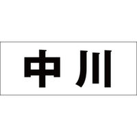 【一部予約販売】 表札用 ハイロジック 切文字シール 文字色 ゴシック体 「中川」 その他