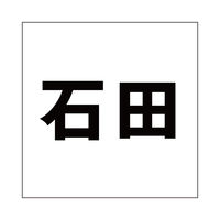 ハイロジック 表札用 切文字シール 「石田」