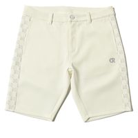 クアルトユナイテッド モノグラム柄切替ハーフパンツ　WHT　XXL A0194MEN-B 1点（直送品）