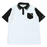 クアルトユナイテッド 配色カノコポロシャツ(メンズ)　WHT　M M3471MEN-B 1点（直送品）