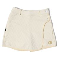 クアルトユナイテッド ヘリンボーン柄キュロットスカート　NATURAL　L N5041 1点（直送品）